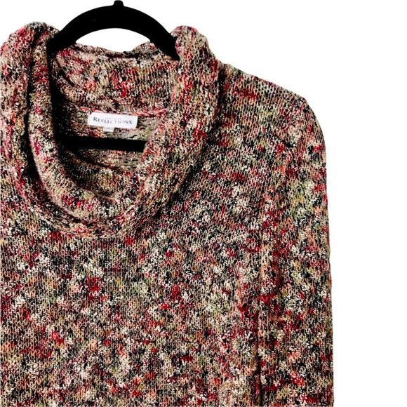 Northern reflections High Low Turtleneck sweater women size S - Picture 10 of 13